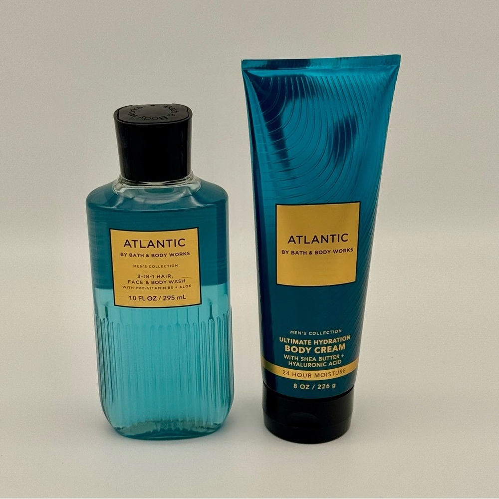 Bath and Body Works Atlantic Men’s Body Care Gift Set NWT